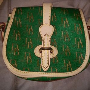 Dooney and Bourke Small Green DB Crossbody